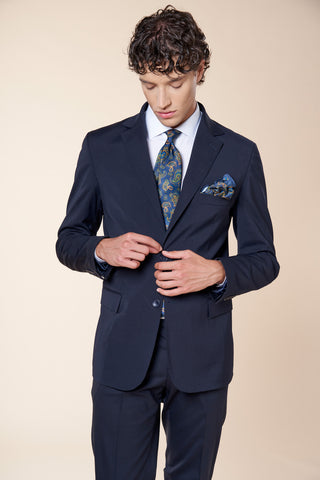 Abito Uomo con Giacca Monopetto|Colore:Blu navy