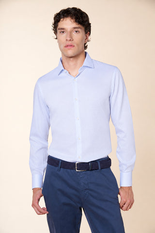 Camicia Uomo Slim Fit con Collo Classico|Colore:Bianco