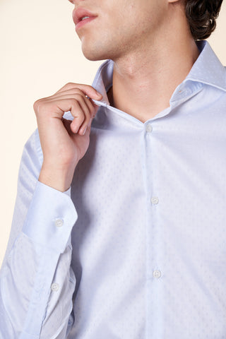 Camicia Uomo Slim Fit con Collo Classico|Colore:Bianco