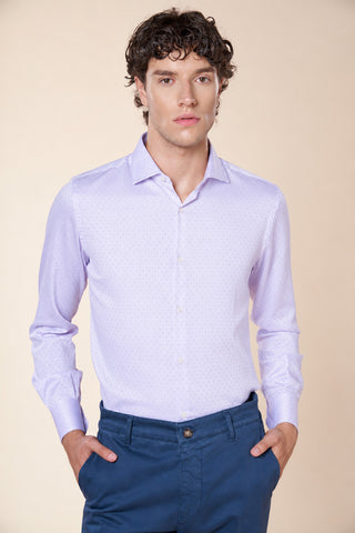 Camicia Uomo Slim Fit con Collo Classico|Colore:Rosa