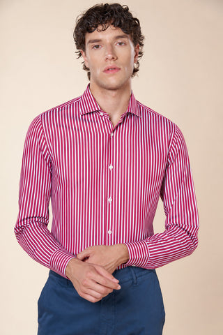 Camicia Uomo Slim Fit a Quadri con Collo Classico|Colore:Fant 03