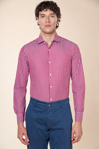 Camicia Uomo Slim Fit a Quadri con Collo Classico|Colore:Fant 03