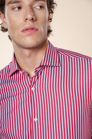 Camicia Uomo Slim Fit a Quadri con Collo Classico|Colore:Fant 03