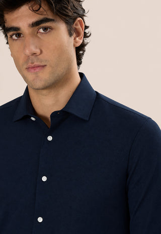 Camicia Oxford Unito Regular Fit|Colore:Blu