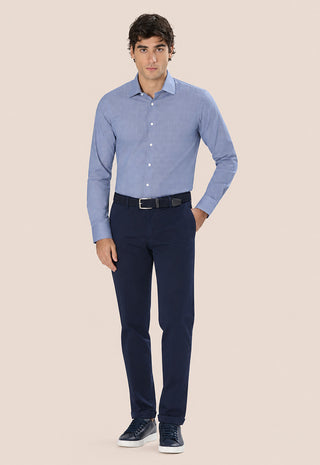 Camicia Oxford Unito Regular Fit|Colore:Azzurro