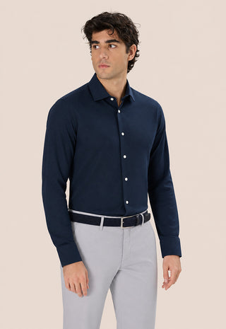 Camicia Oxford Unito Regular Fit|Colore:Blu