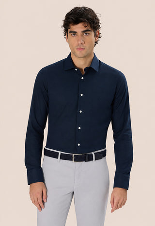 Camicia Oxford Unito Regular Fit|Colore:Blu