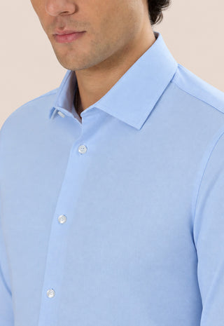 Camicia Oxford Unito Regular Fit|Colore:Celeste 1