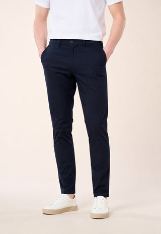 Pantalone Chino Casual Fit|Colore:Blu