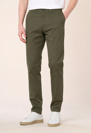 Pantalone Chino Casual Fit|Colore:Verde