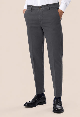 Pantalone Uomo Chino con Linea Affusolata|Colore:Antracite