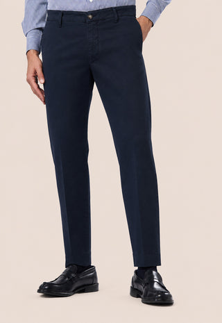Pantalone Uomo Chino con Linea Affusolata|Colore:Blu