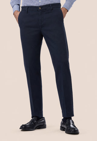 Pantalone Uomo Chino con Linea Affusolata|Colore:Blu