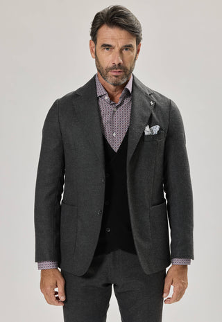 Giacca Tasche a Toppe|Colore:Antracite