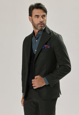 Giacca Tasche a Toppe|Colore:Verde