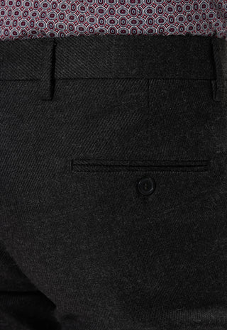 Pantalone Classico con Risvolto|Colore:Antracite