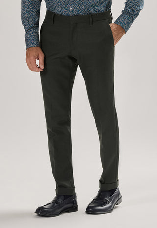 Pantalone Classico con Risvolto|Colore:Verde