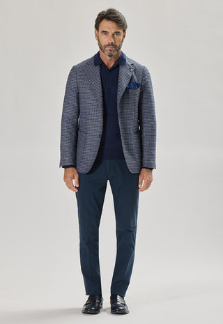 Giacca Pied de Poule|Colore:Jeans