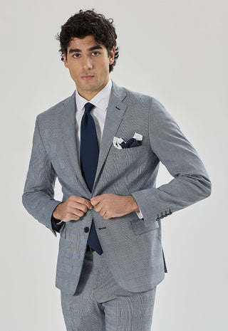 Abito Completo Principe di Galles|Colore:Blu