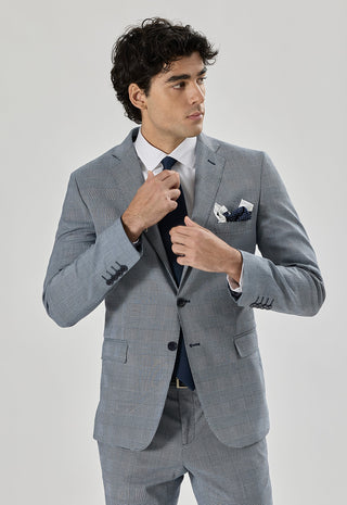 Abito Completo Principe di Galles|Colore:Blu