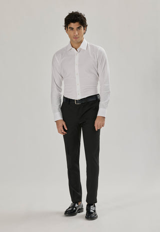 Camicia Oxford Unito Slim Fit|Colore:Bianco ottico