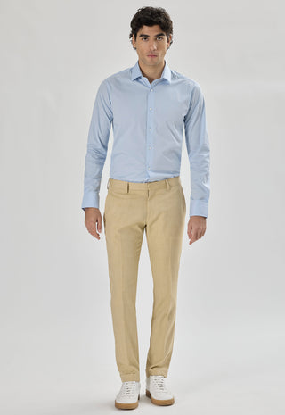 Pantalone Spigato|Colore:Beige