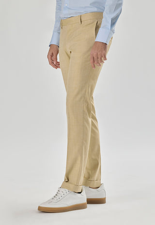 Pantalone Spigato|Colore:Beige
