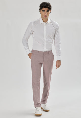 Pantalone Spigato|Colore:Bordeaux