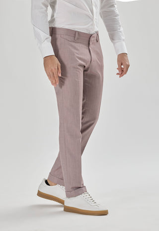 Pantalone Spigato|Colore:Bordeaux