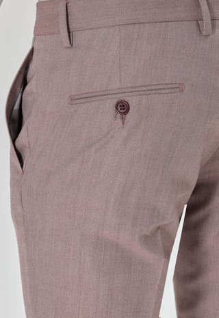 Pantalone Spigato|Colore:Bordeaux