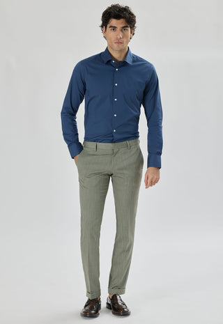 Pantalone Spigato|Colore:Verde