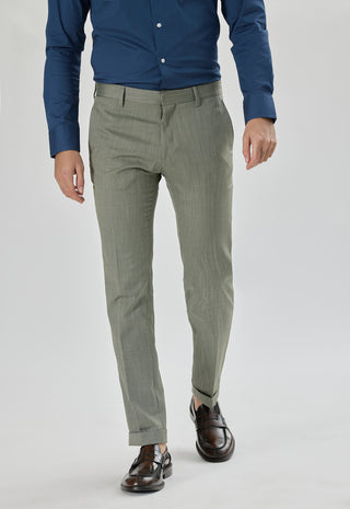 Pantalone Spigato|Colore:Verde