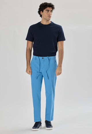 Pantalaccio in Cotone con Lacci |Colore:Azzurro