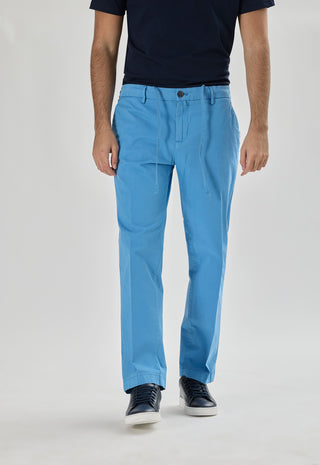 Pantalaccio in Cotone con Lacci |Colore:Azzurro