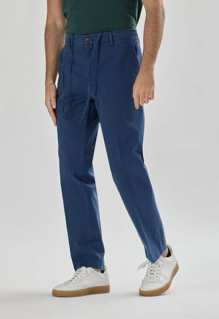Pantalaccio in Cotone con Lacci |Colore:Blu