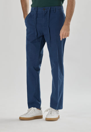 Pantalaccio in Cotone con Lacci |Colore:Blu