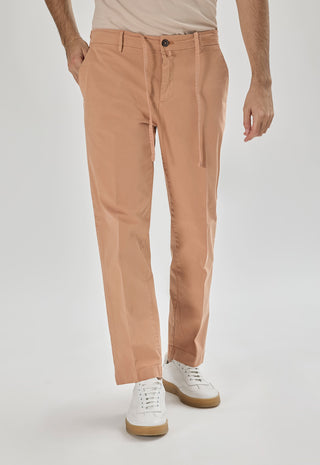 Pantalaccio in Cotone con Lacci |Colore:Cipria