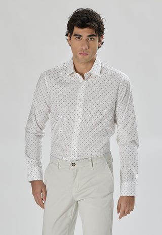 Camicia Fantasia Goccia Slim Fit