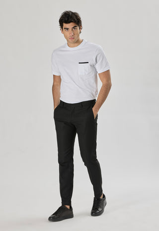 Pantalone Misto Lino|Colore:Nero