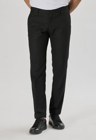 Pantalone Misto Lino|Colore:Nero