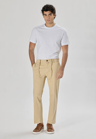 Pantalaccio in Cotone con Lacci |Colore:Beige