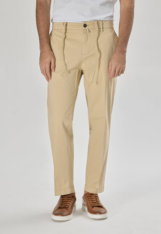 Pantalaccio in Cotone con Lacci |Colore:Beige