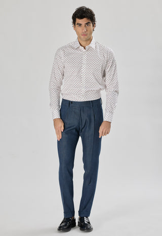Pantalone Denim Sartoriale|Colore:Blu