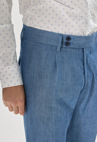 Pantalone Denim Sartoriale|Colore:Blu chiaro