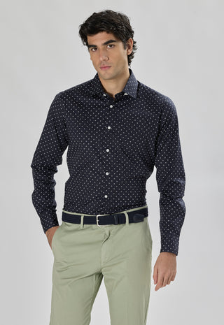 Camicia Fantasia Goccia Regular Fit
