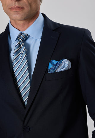 Abito Classico 100% Pura Lana|Colore:Blu navy