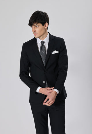Abito Classico 100% Pura Lana|Colore:Nero