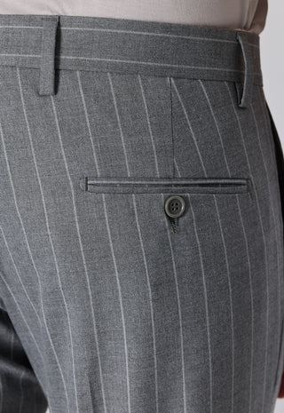 Pantalone Gessato |Colore:Grigio