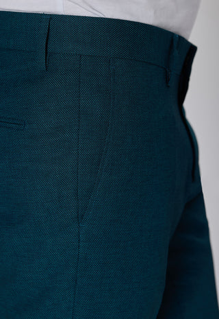 Pantalone Misto Lino|Colore:Ottanio