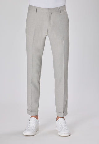 Pantalone Misto Lino|Colore:Perla